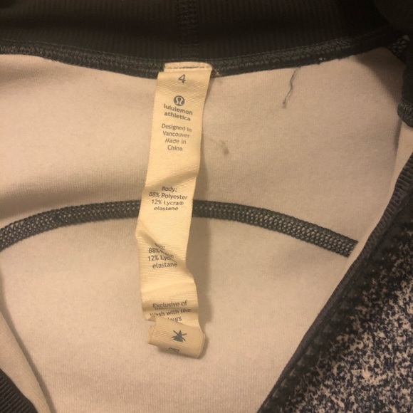 $118 Lululemon Daily Practice Jacket Zip-up Size 4 - Luon Athleisure - Picture 4 of 8